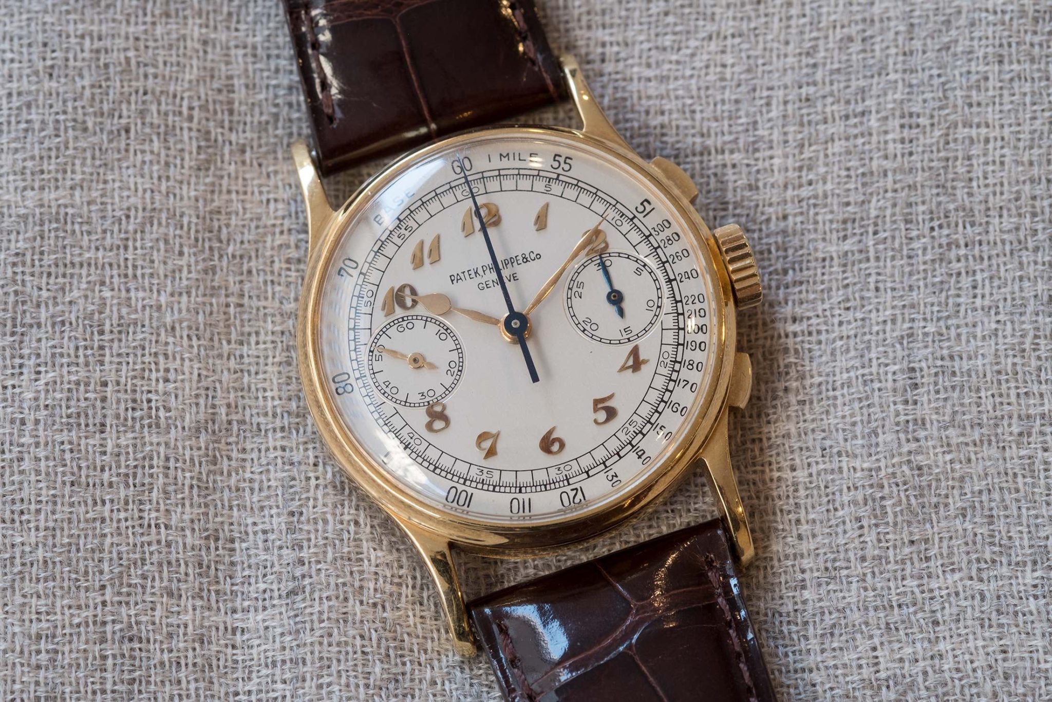 An image of Joe DiMaggio's Patek Phillipe 