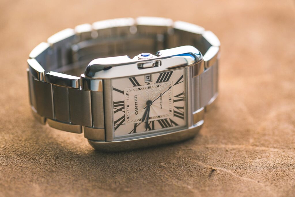 A Cartier Tank Anglaise