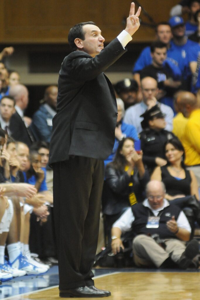 coaches watches: Coach K