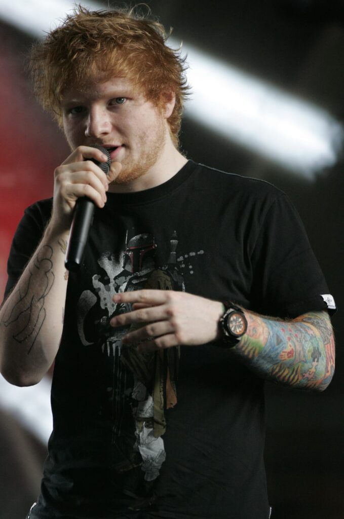 celebrities and their watches - ed sheeran 