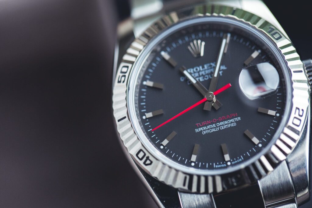 Black Rolex Datejust 