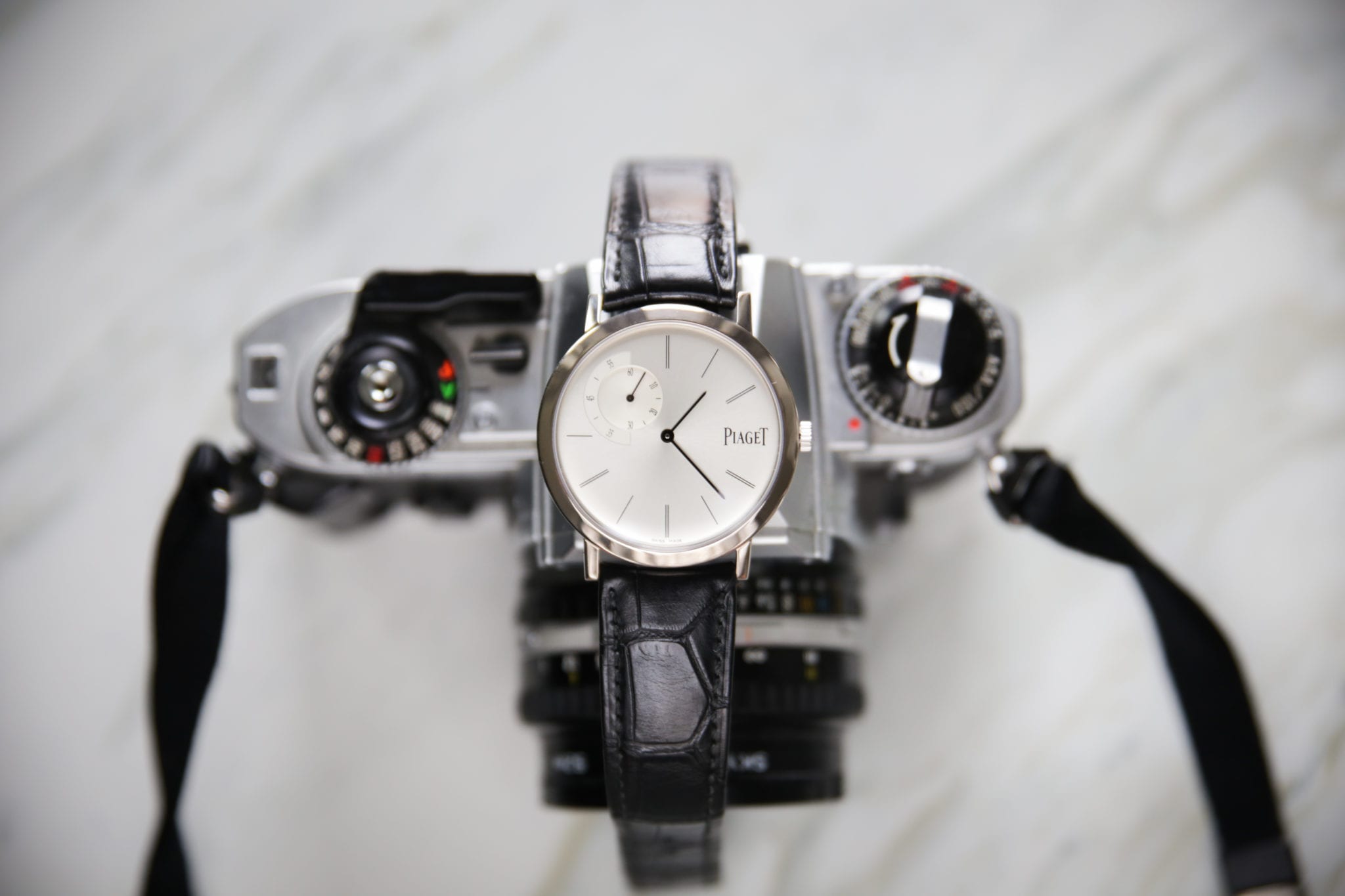 Piaget Altiplano on a camera