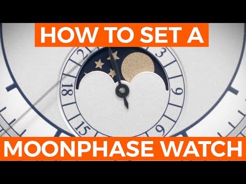 how to set a moon phase watch